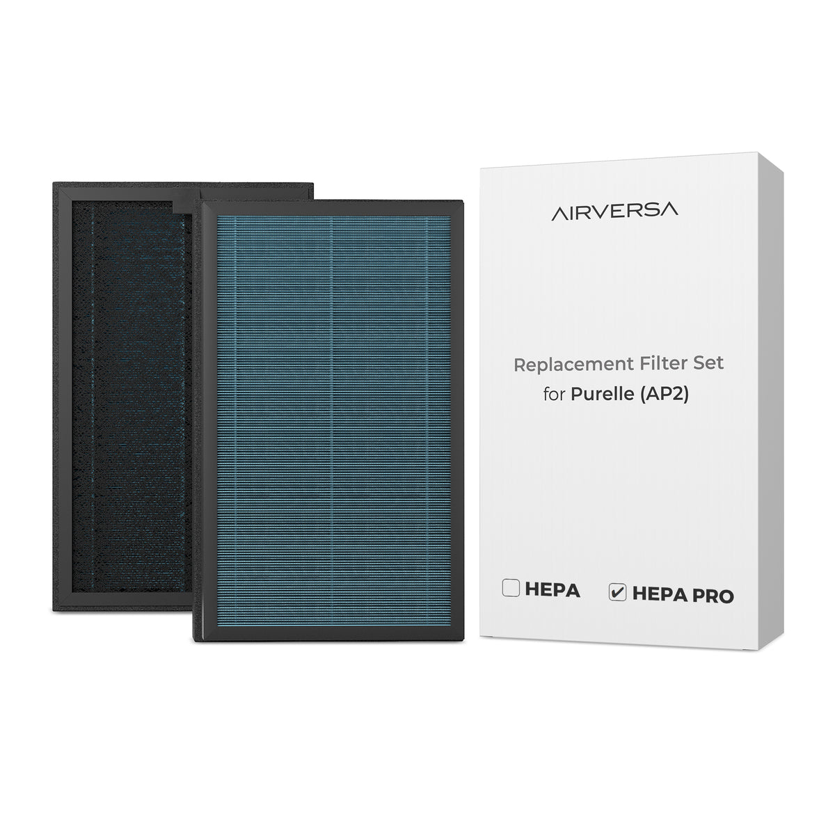 PUREBURG Replaccement Filter compatibel met Airversa Purelle AP2